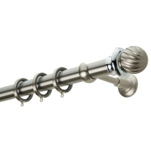 Κουρτινόβεργα Νίκελ ματ/Χρώμιο CL0423-51