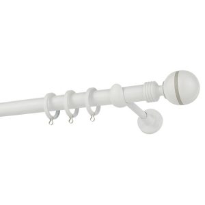 Κουρτινόβεργα Λευκό-Γκρι CP0079-51