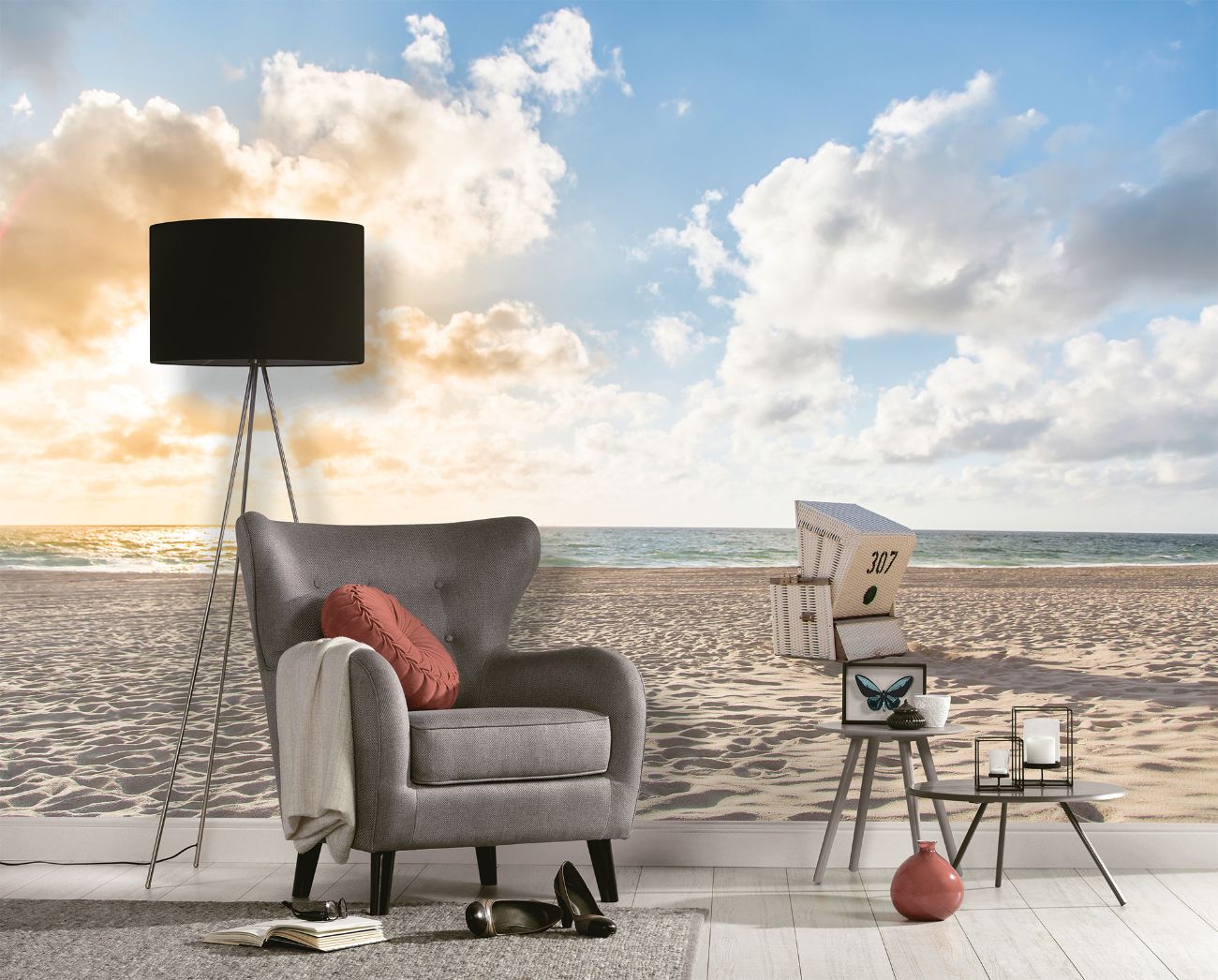 Φωτοταπετσαρία τοίχου παραλία ''Beach Chair'' DD118657-96 - Image 2