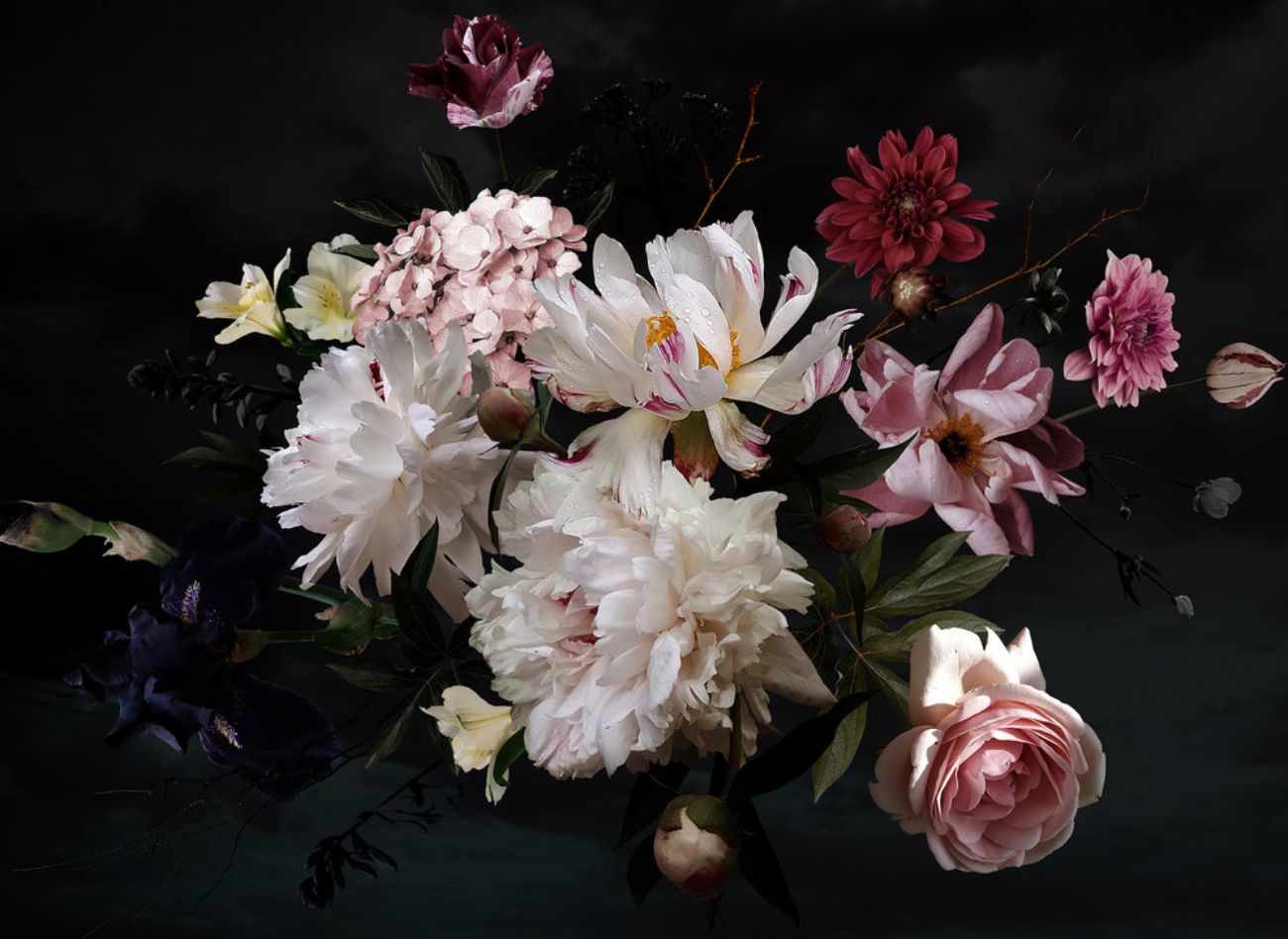 Φωτοταπετσαρία τοίχου λουλούδια ''Blunch of Flowers'' DD118518-96
