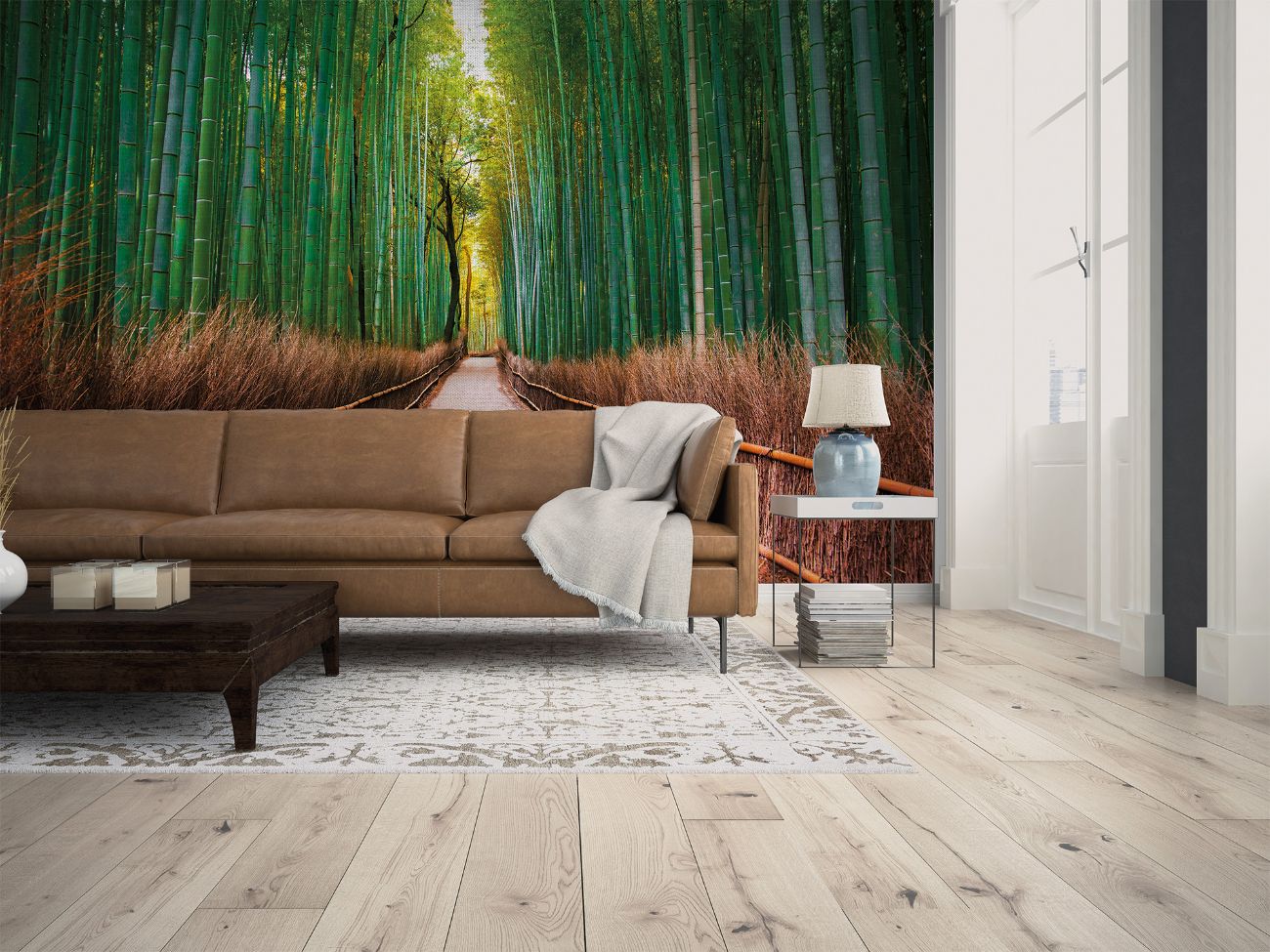 Φωτοταπετσαρία τοίχου δέντρα μπαμπού ''Bamboo Walk'' DD118630-96 - Image 2