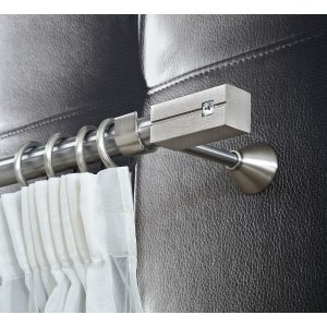 Κουρτινόβεργα Aslanis Νίκελ σατινέ Praga-52