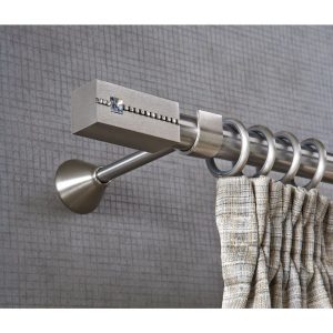 Κουρτινόβεργα Aslanis Νίκελ σατινέ Praga Strass-52