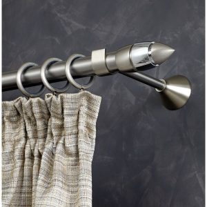 Κουρτινόβεργα Aslanis Νίκελ σατινέ Space-52