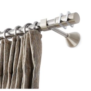 Κουρτινόβεργα Aslanis Νίκελ σατινέ Spirala-52