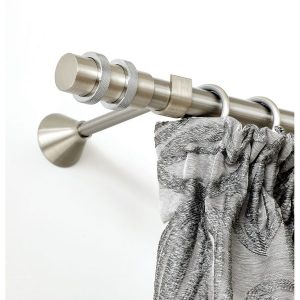 Κουρτινόβεργα Aslanis Νίκελ σατινέ Lux-52