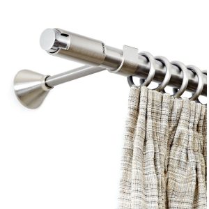 Κουρτινόβεργα Aslanis Νίκελ σατινέ Moca-52