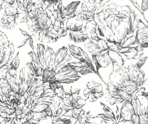 Φωτοταπετσαρία τοίχου λουλούδια ''Flowerbed'' X6/1036-96