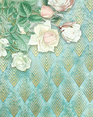 Φωτοταπετσαρία τοίχου τριαντάφυλλα ''Rose Poem'' X4/1002-96