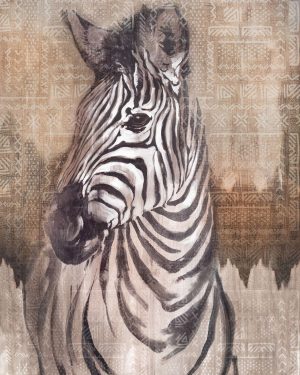 Φωτοταπετσαρία τοίχου ζέμπρα ''Zebra'' X4/1010-96