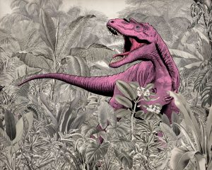 Παιδική φωτοταπετσαρία δεινόσαυρος "Pinky" IAX7-0022/96