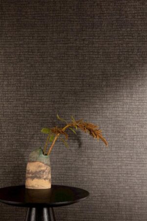 Ταπετσαρία τοίχου μονόχρωμη Lusus Coffee ROM402/15