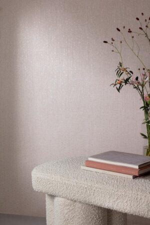 Ταπετσαρία τοίχου μονόχρωμη Tonnet Blush ROM304/15