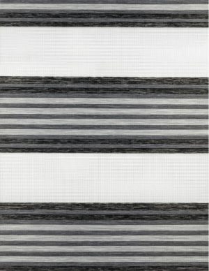 Ρόλλερ Σκίασης διπλό με πιέτα γκρι-ανθρακί-μαύρο 90181-06/22